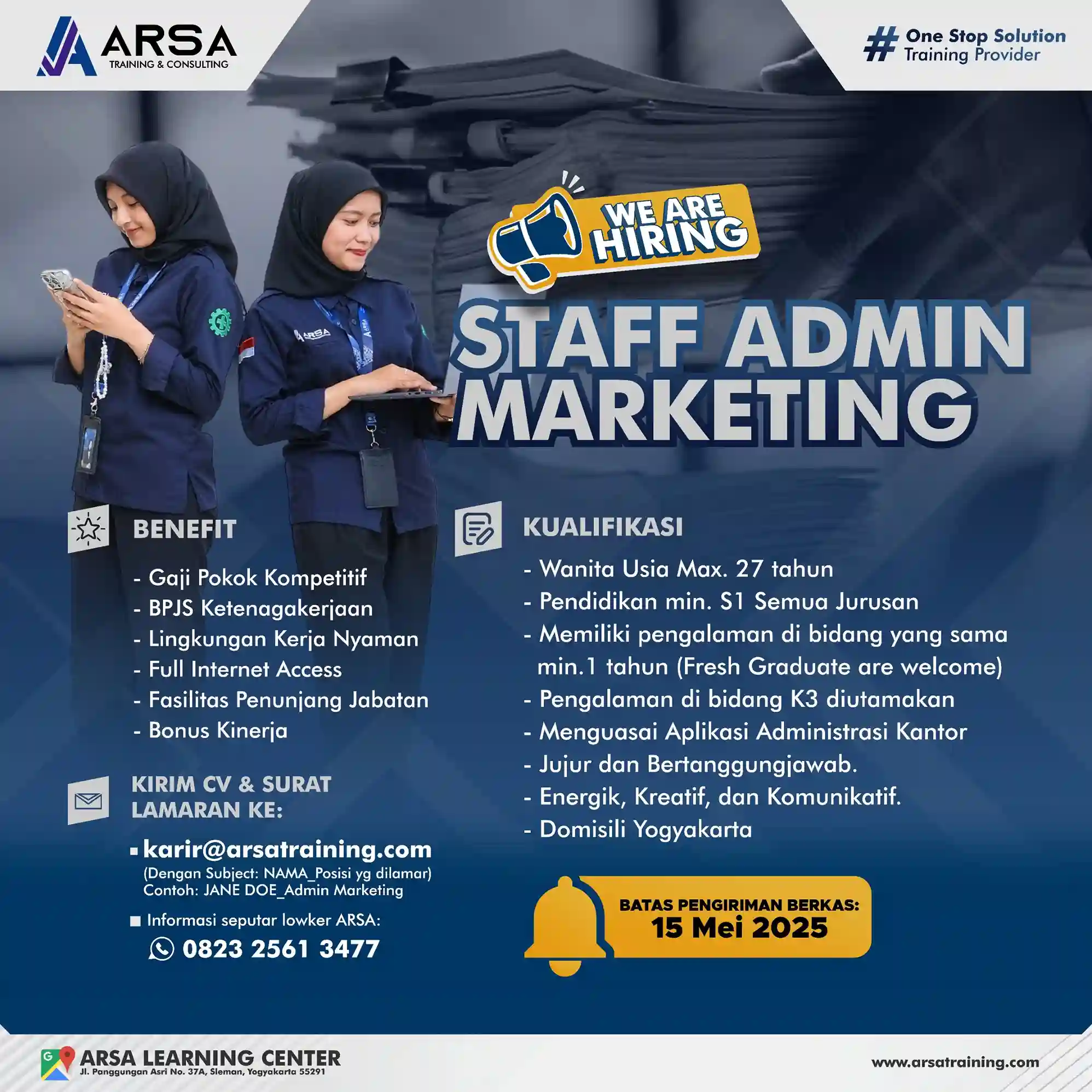 Staff Admin Marketing